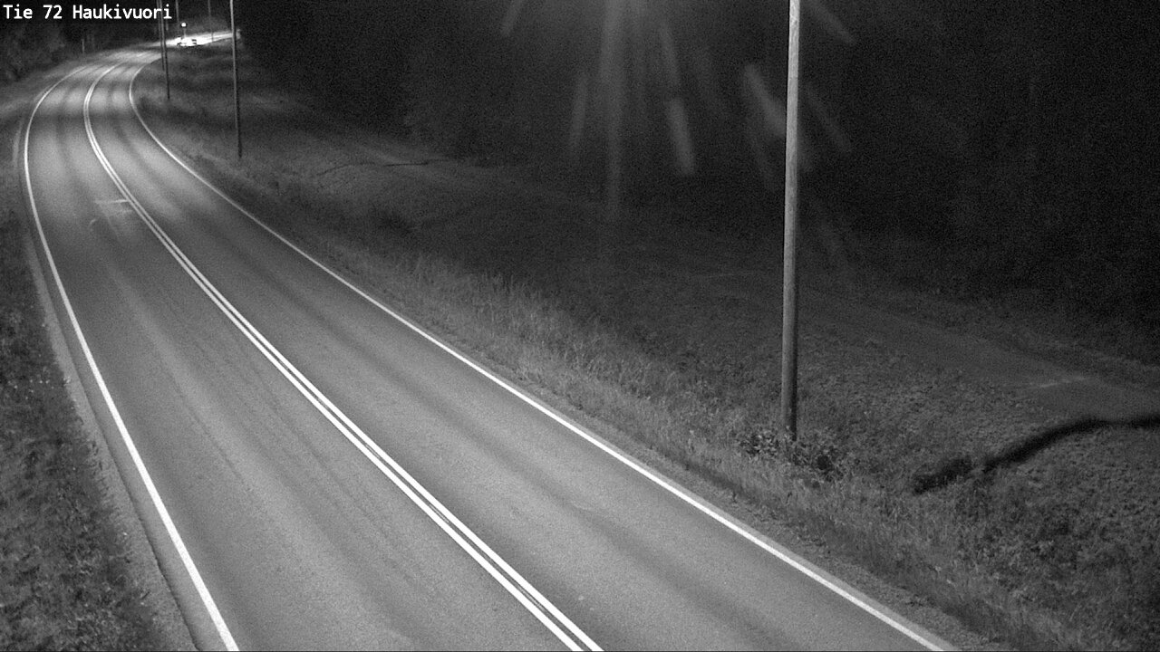 Weather Camera Image Road 72 Haukivuori, Mikkeli, Etelä-Savo