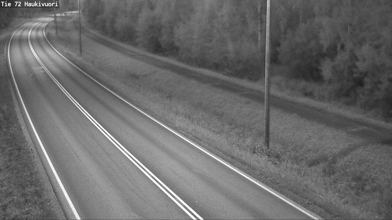 Weather Camera Image Road 72 Haukivuori, Mikkeli, Etelä-Savo