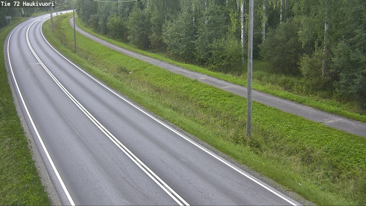 Weather Camera Image Road 72 Haukivuori, Mikkeli, Etelä-Savo