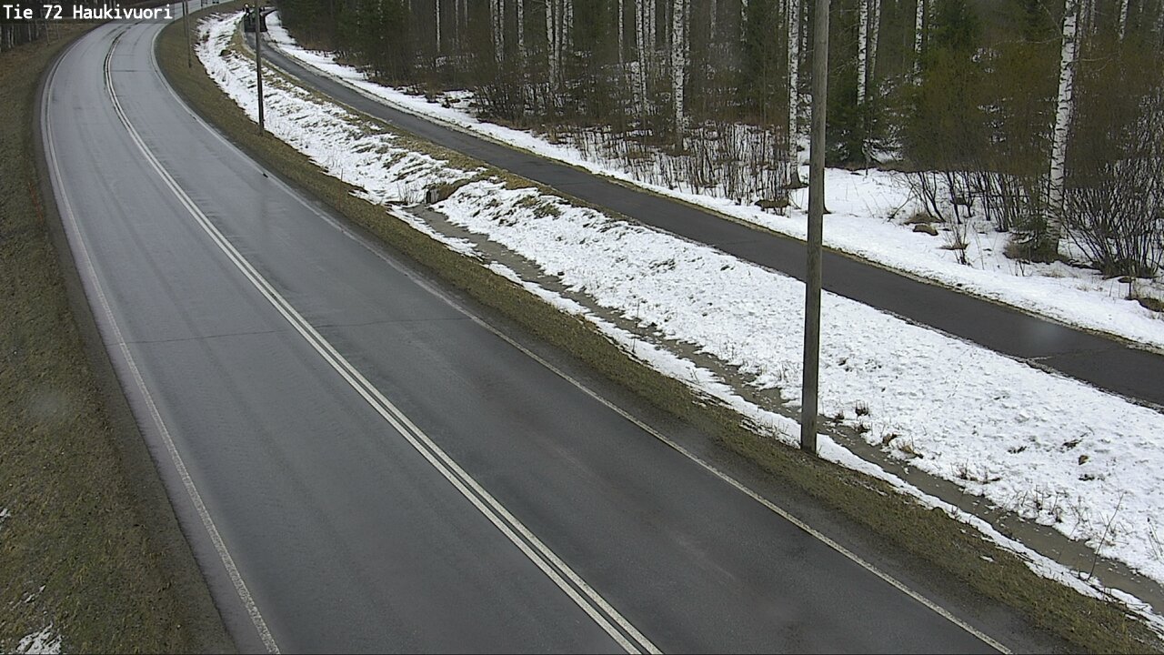 Weather Camera Image Road 72 Haukivuori, Mikkeli, Etelä-Savo