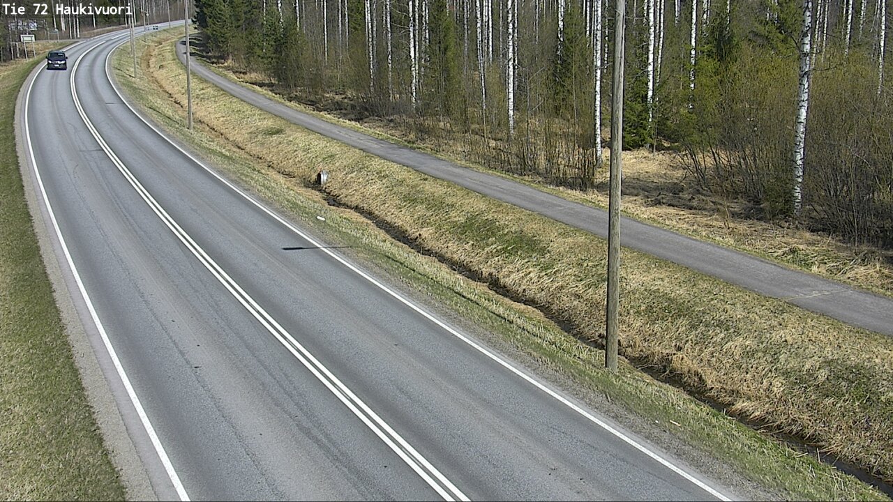 Weather Camera Image Väg 72 Haukivuori, Mikkeli, Etelä-Savo