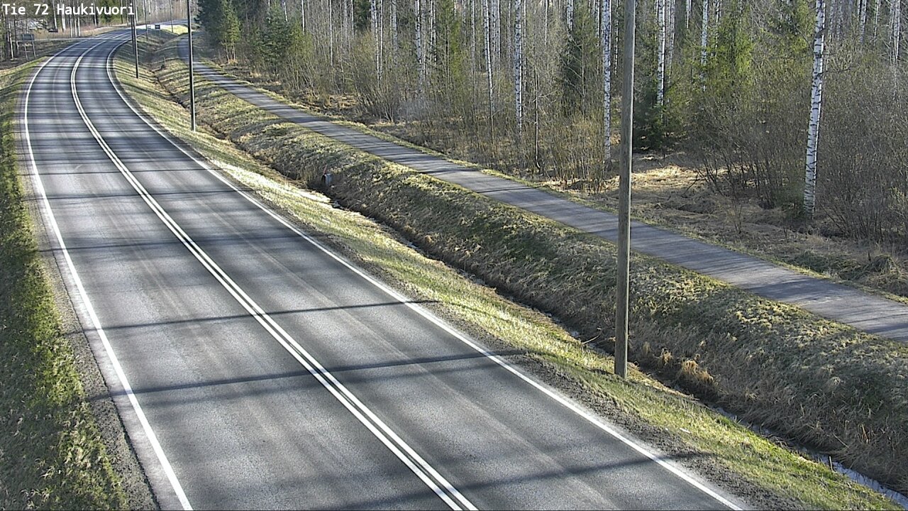 Weather Camera Image Väg 72 Haukivuori, Mikkeli, Etelä-Savo