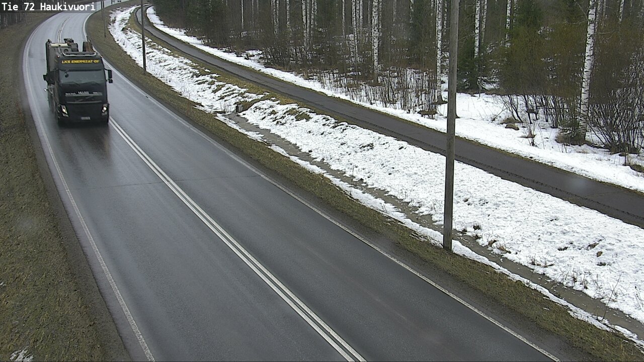Weather Camera Image Road 72 Haukivuori, Mikkeli, Etelä-Savo
