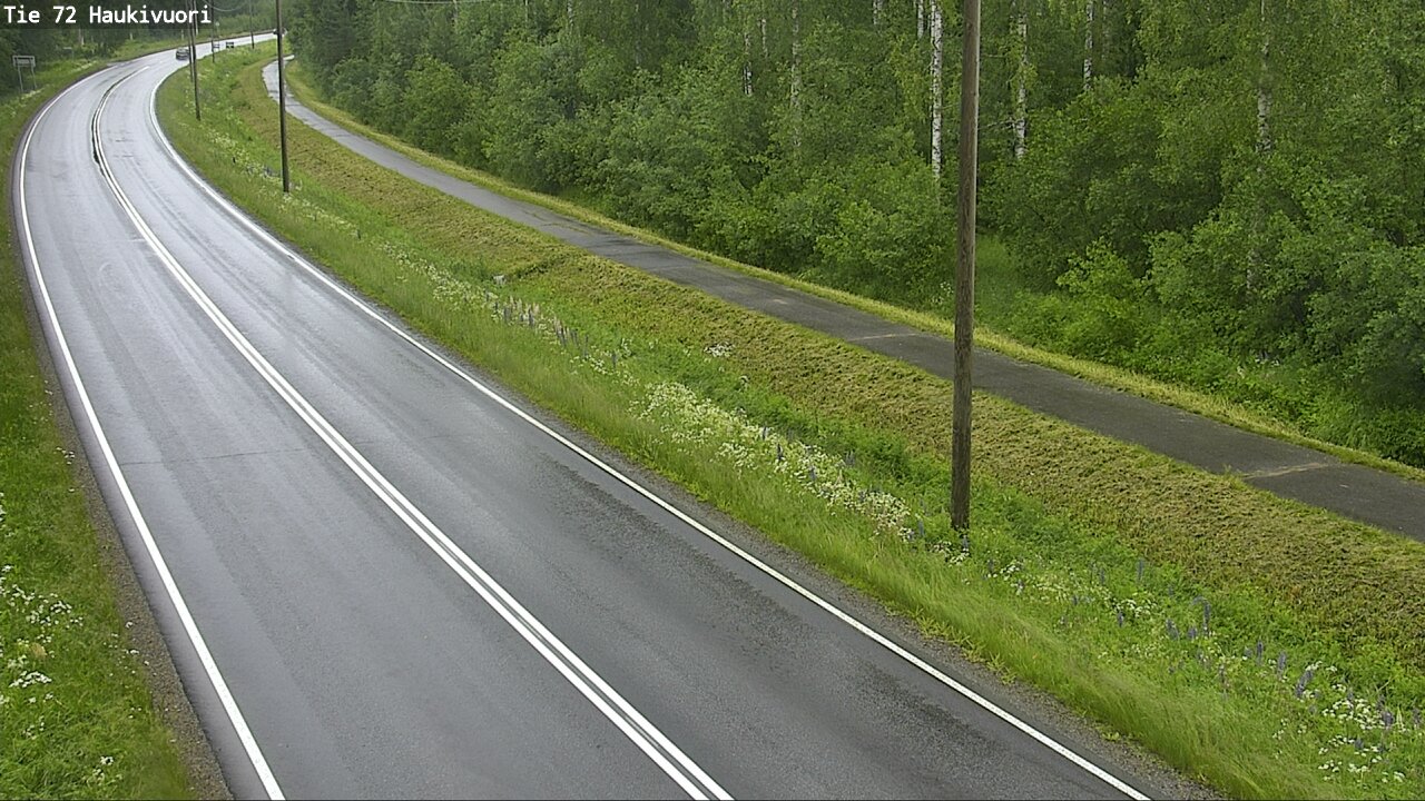 Weather Camera Image Väg 72 Haukivuori, Mikkeli, Etelä-Savo