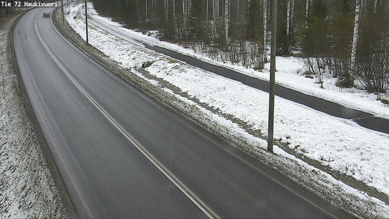 Weather Camera Image Road 72 Haukivuori, Mikkeli, Etelä-Savo