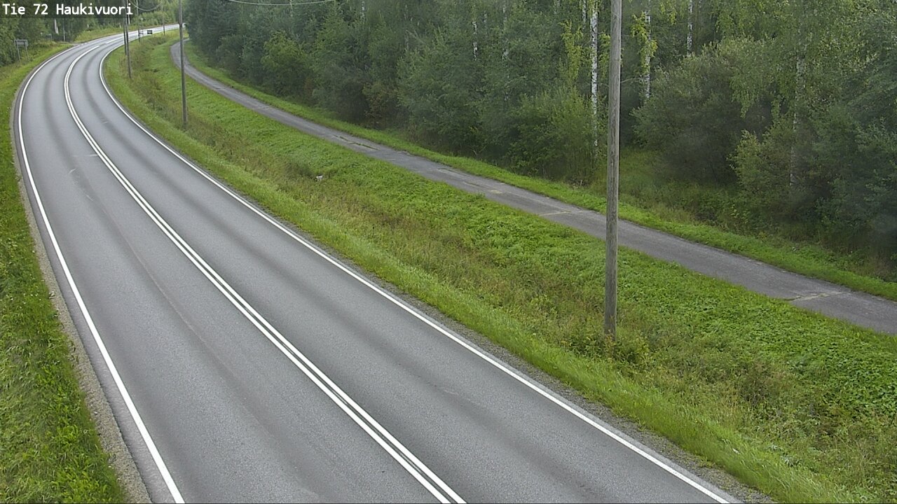 Weather Camera Image Road 72 Haukivuori, Mikkeli, Etelä-Savo