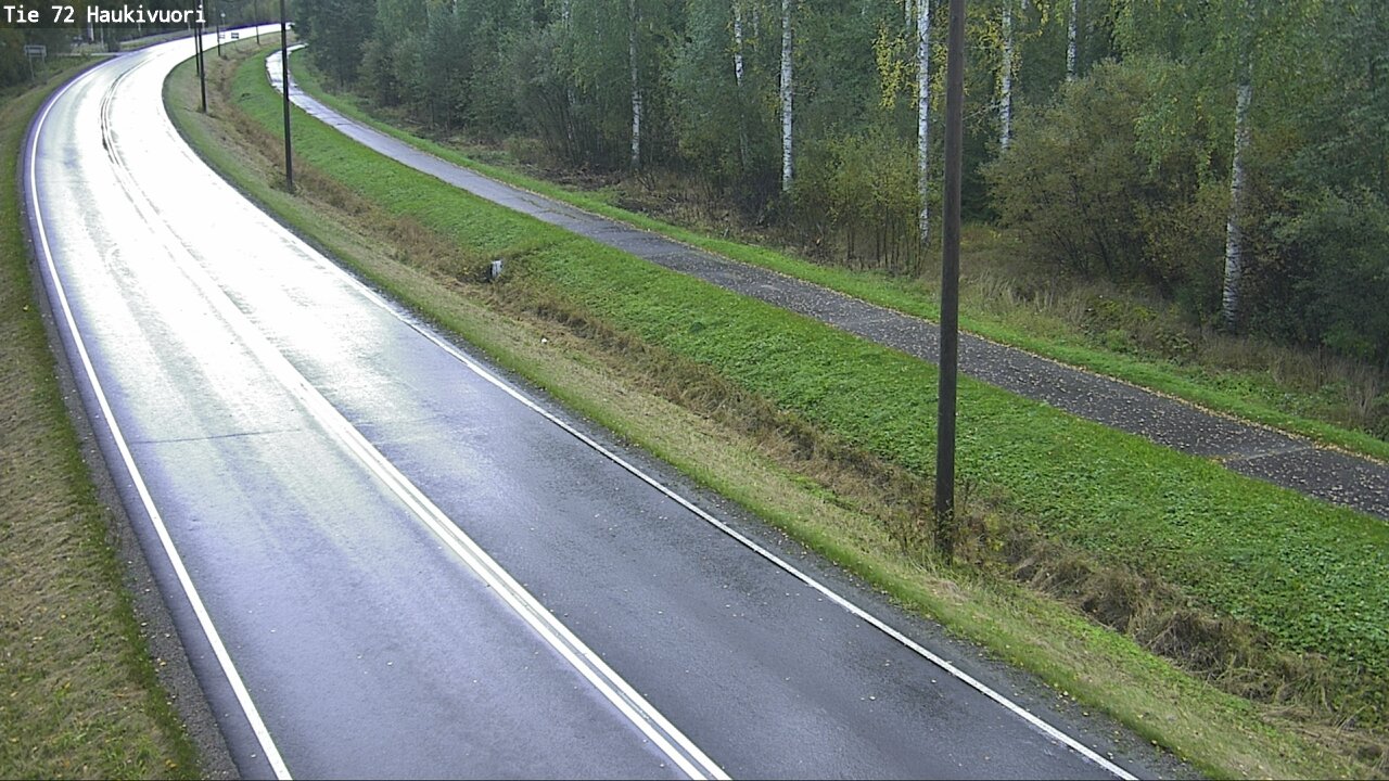 Weather Camera Image Road 72 Haukivuori, Mikkeli, Etelä-Savo