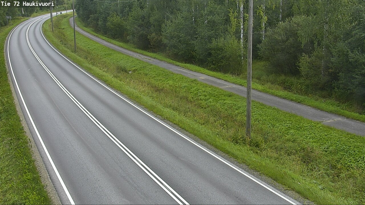 Weather Camera Image Road 72 Haukivuori, Mikkeli, Etelä-Savo