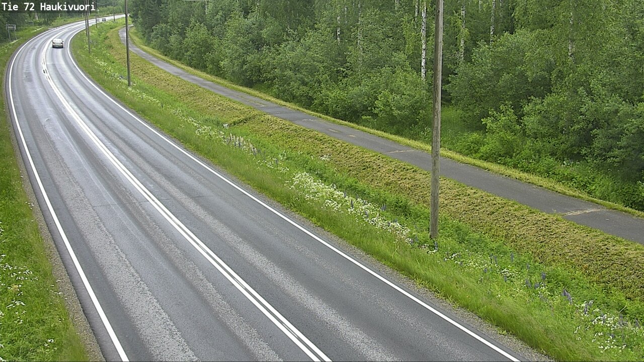 Weather Camera Image Road 72 Haukivuori, Mikkeli, Etelä-Savo