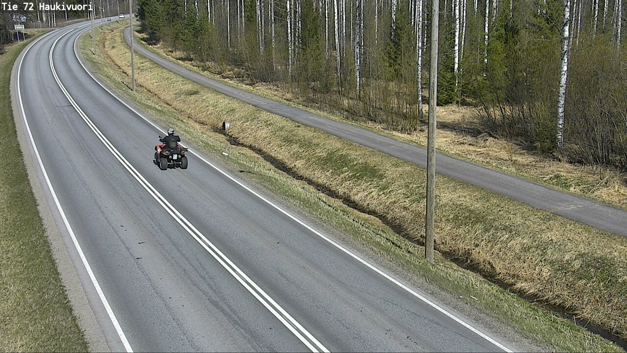 Weather Camera Image Väg 72 Haukivuori, Mikkeli, Etelä-Savo