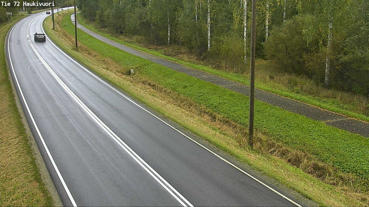 Weather Camera Image Road 72 Haukivuori, Mikkeli, Etelä-Savo