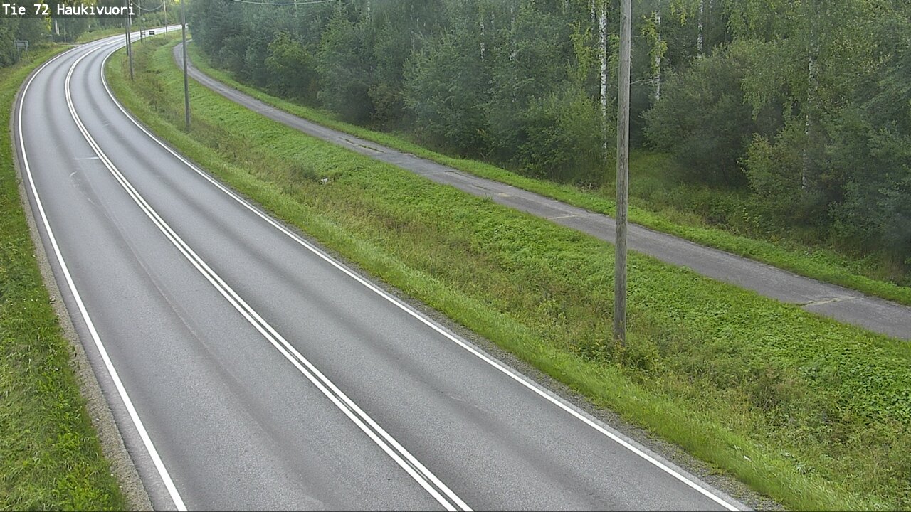Weather Camera Image Road 72 Haukivuori, Mikkeli, Etelä-Savo