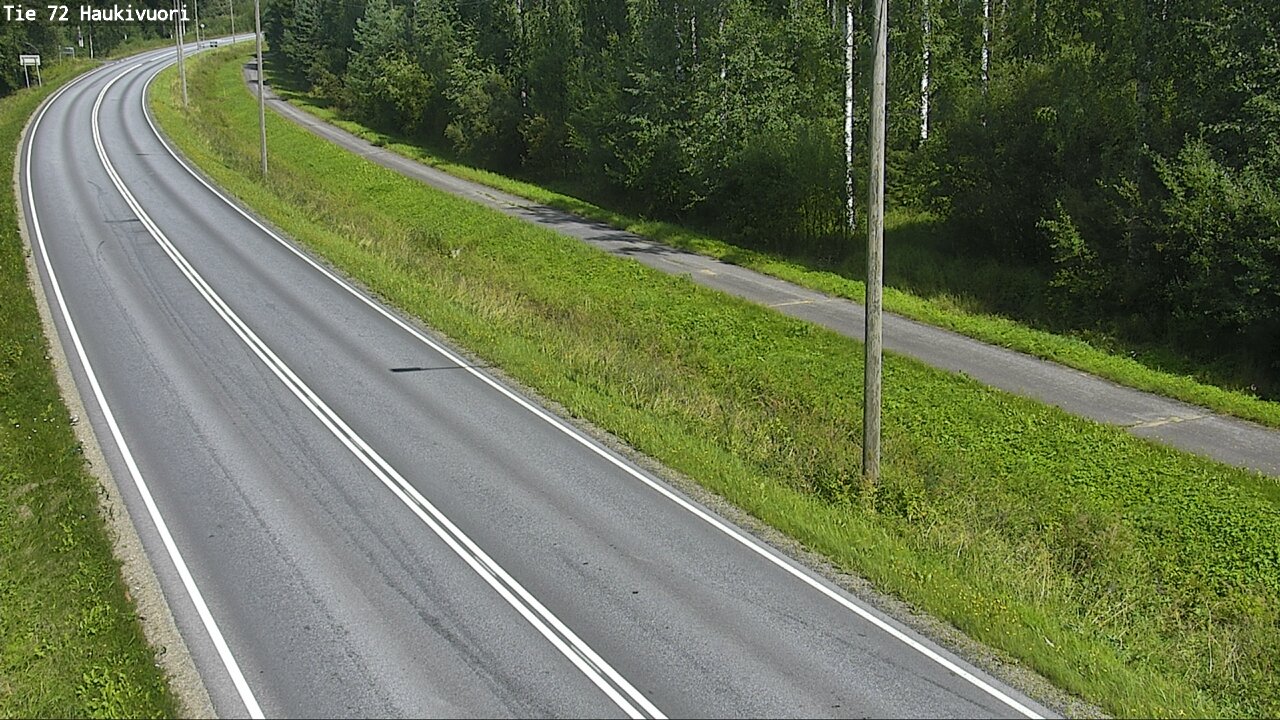 Weather Camera Image Road 72 Haukivuori, Mikkeli, Etelä-Savo
