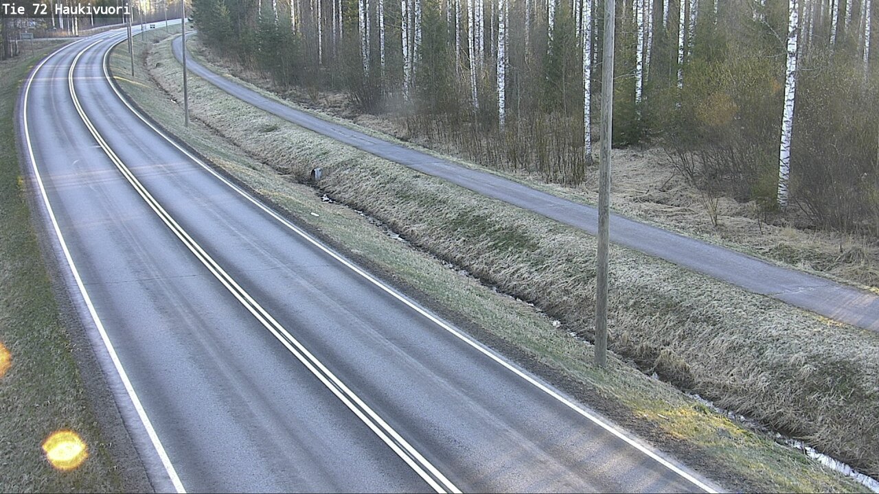 Weather Camera Image Väg 72 Haukivuori, Mikkeli, Etelä-Savo