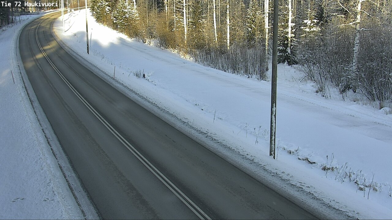 Weather Camera Image Väg 72 Haukivuori, Mikkeli, Etelä-Savo
