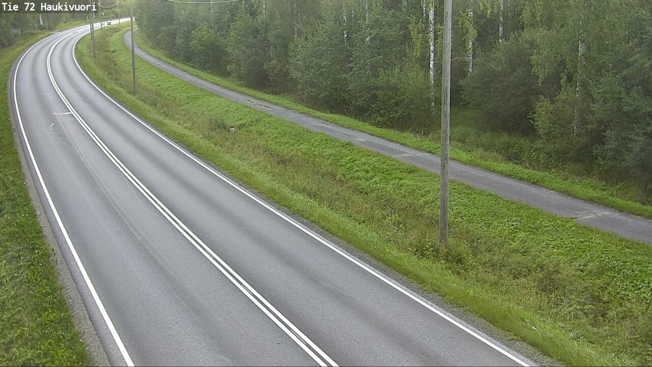 Weather Camera Image Road 72 Haukivuori, Mikkeli, Etelä-Savo