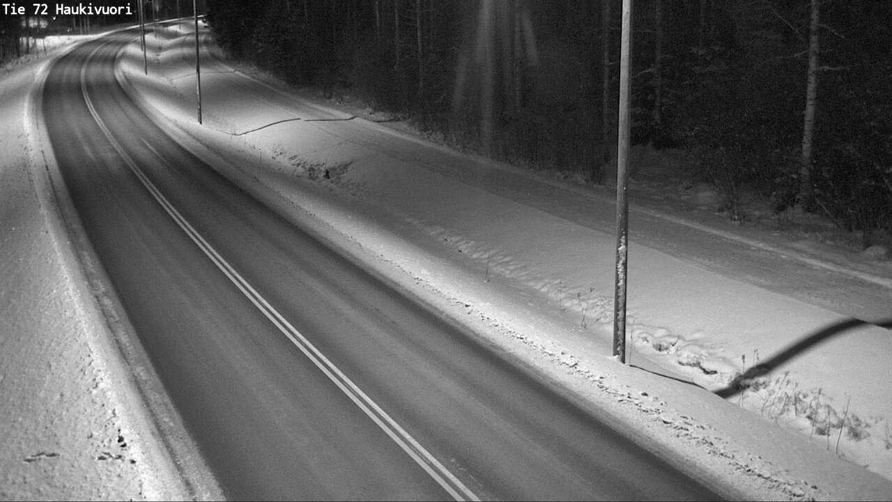 Weather Camera Image Road 72 Haukivuori, Mikkeli, Etelä-Savo