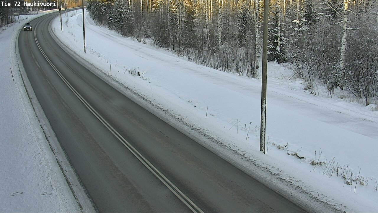 Weather Camera Image Väg 72 Haukivuori, Mikkeli, Etelä-Savo
