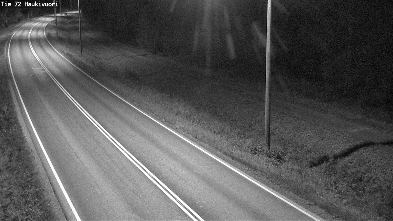 Weather Camera Image Road 72 Haukivuori, Mikkeli, Etelä-Savo
