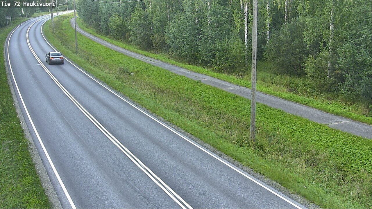 Weather Camera Image Road 72 Haukivuori, Mikkeli, Etelä-Savo