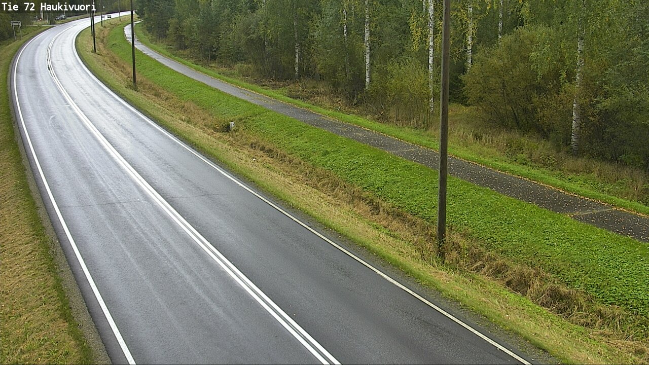 Weather Camera Image Road 72 Haukivuori, Mikkeli, Etelä-Savo