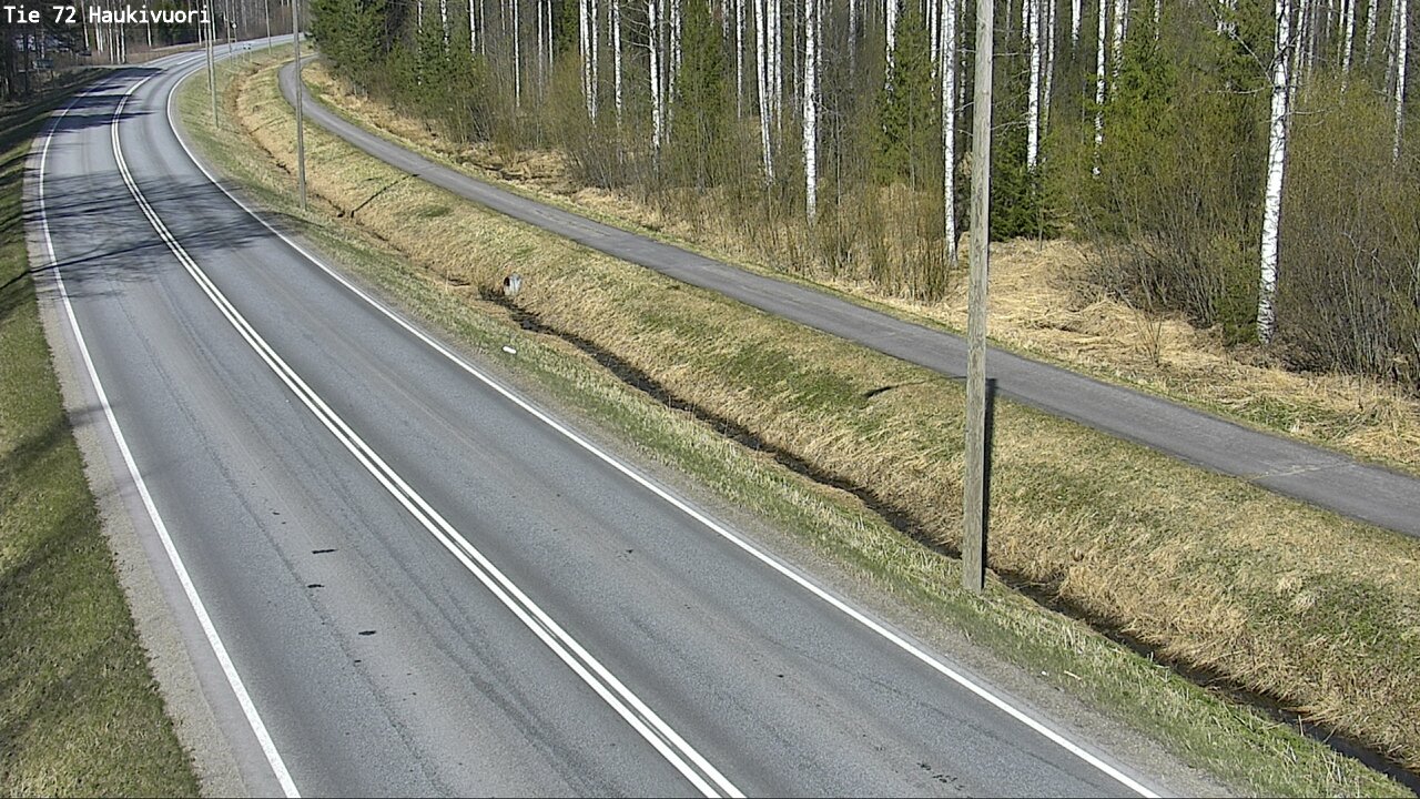 Weather Camera Image Väg 72 Haukivuori, Mikkeli, Etelä-Savo