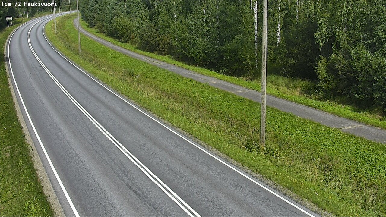 Weather Camera Image Road 72 Haukivuori, Mikkeli, Etelä-Savo