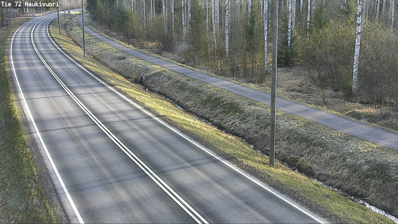 Weather Camera Image Väg 72 Haukivuori, Mikkeli, Etelä-Savo