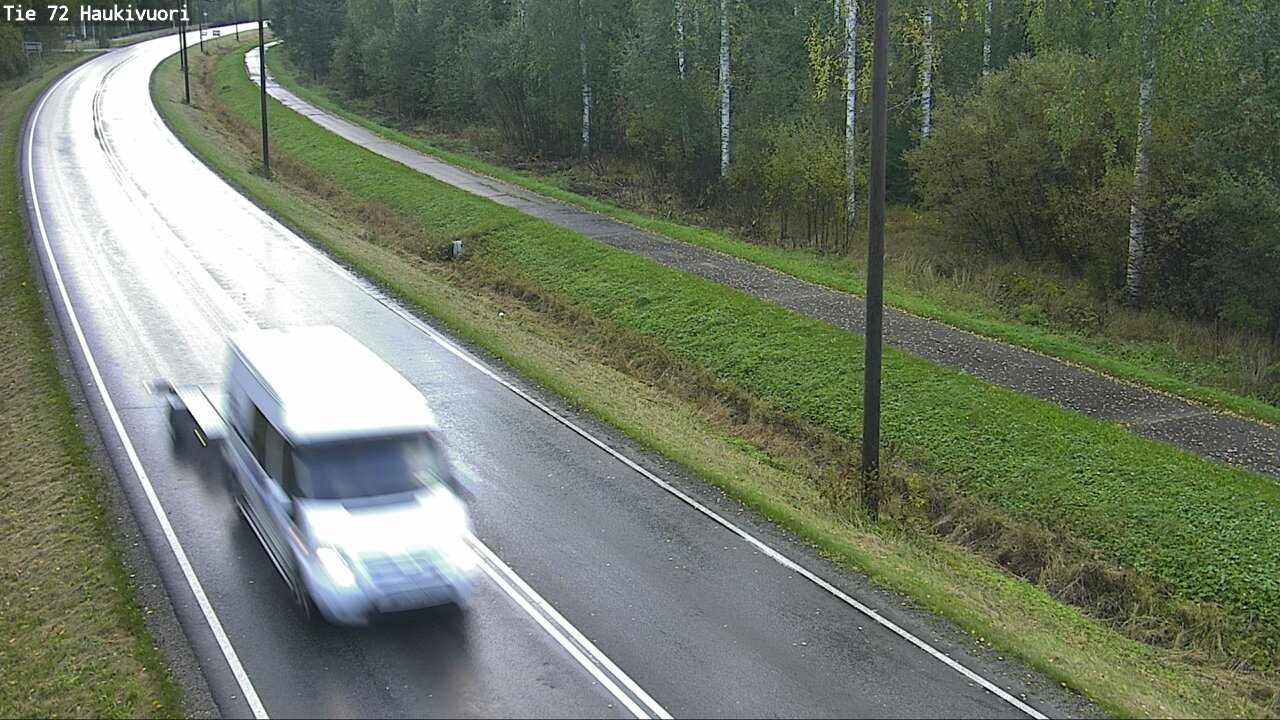 Weather Camera Image Road 72 Haukivuori, Mikkeli, Etelä-Savo