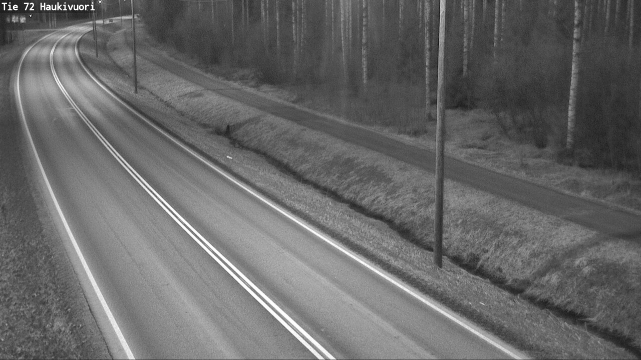 Weather Camera Image Väg 72 Haukivuori, Mikkeli, Etelä-Savo