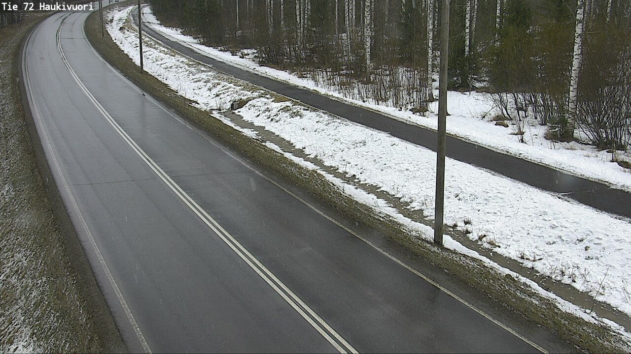 Weather Camera Image Road 72 Haukivuori, Mikkeli, Etelä-Savo