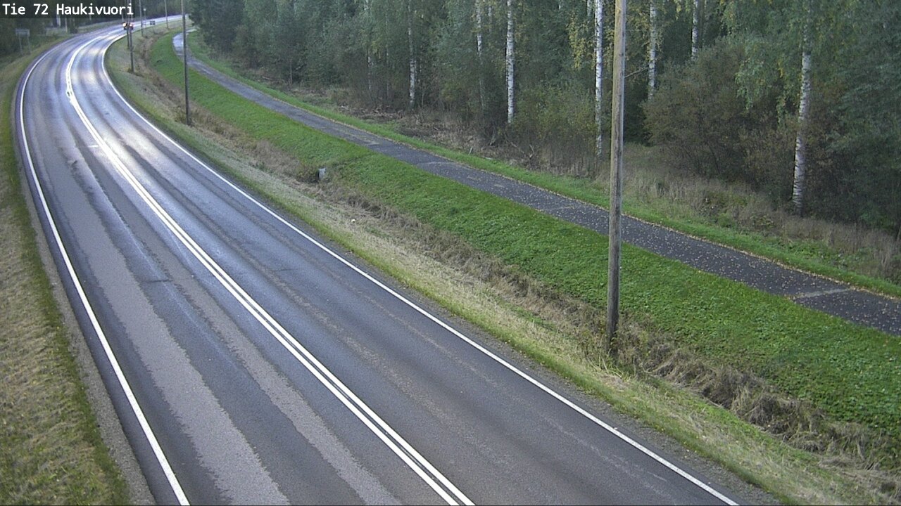 Weather Camera Image Road 72 Haukivuori, Mikkeli, Etelä-Savo