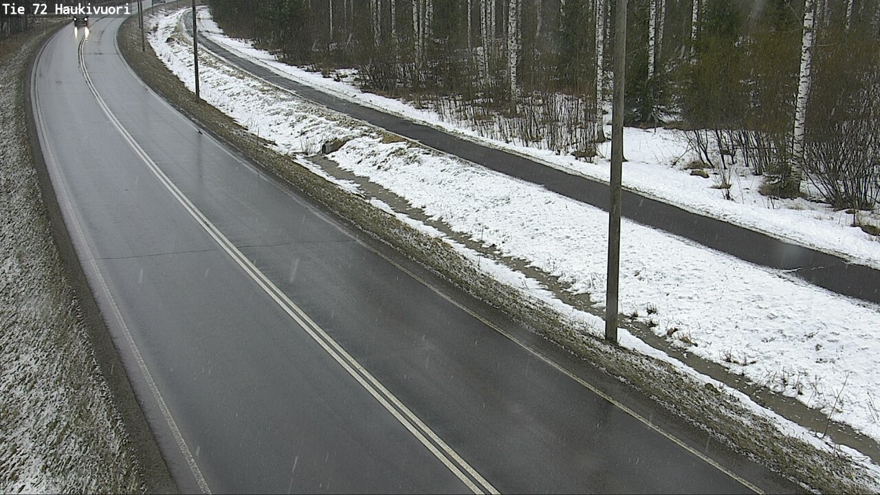 Weather Camera Image Road 72 Haukivuori, Mikkeli, Etelä-Savo
