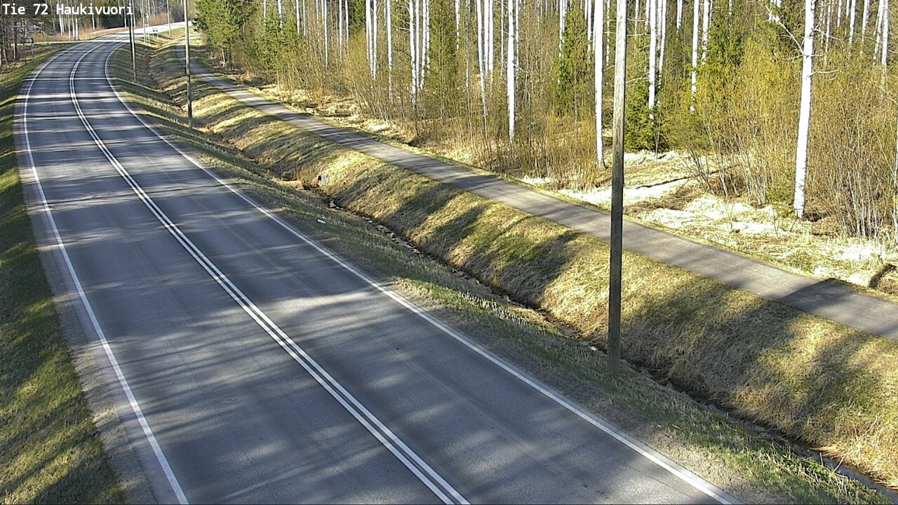 Weather Camera Image Väg 72 Haukivuori, Mikkeli, Etelä-Savo