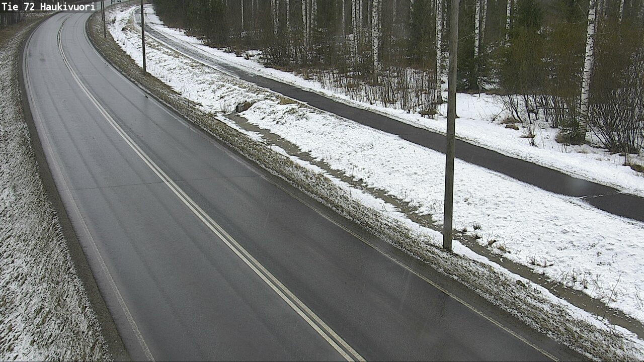Weather Camera Image Road 72 Haukivuori, Mikkeli, Etelä-Savo
