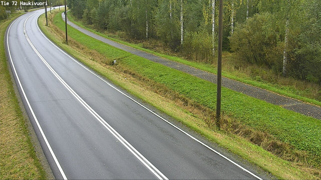 Weather Camera Image Road 72 Haukivuori, Mikkeli, Etelä-Savo