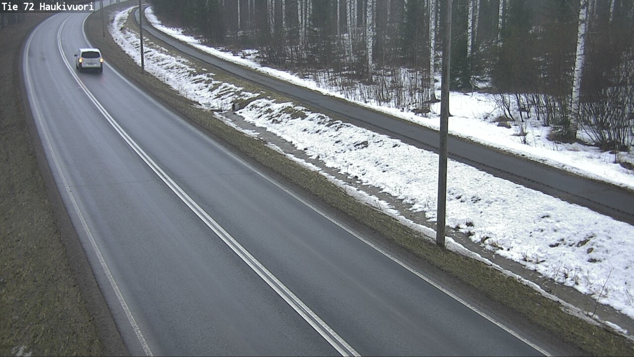 Weather Camera Image Väg 72 Haukivuori, Mikkeli, Etelä-Savo
