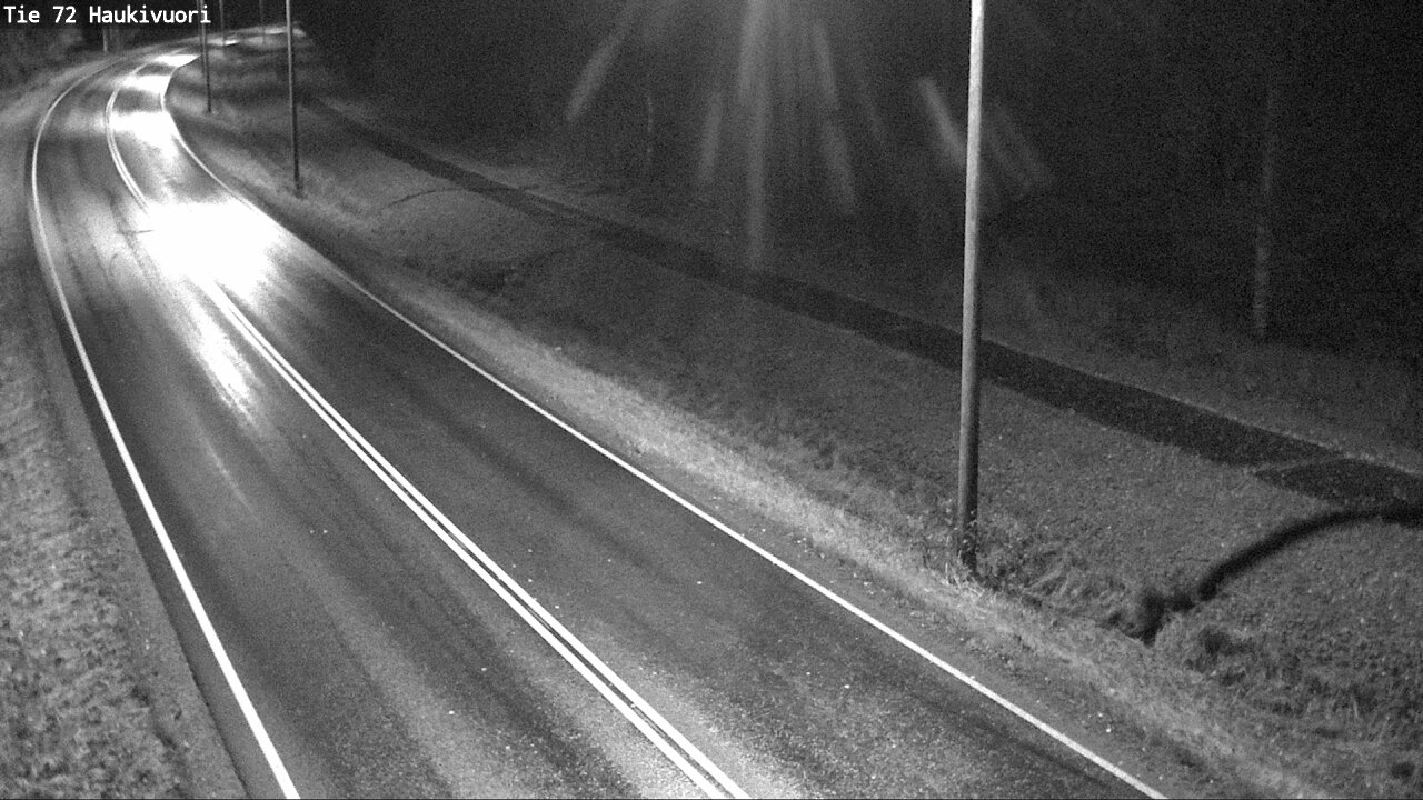 Weather Camera Image Road 72 Haukivuori, Mikkeli, Etelä-Savo