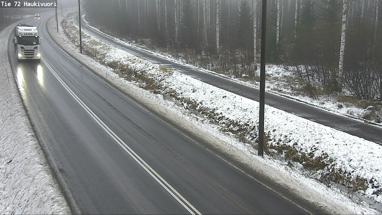Weather Camera Image Väg 72 Haukivuori, Mikkeli, Etelä-Savo