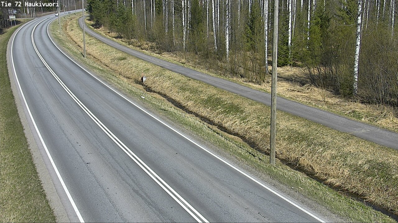 Weather Camera Image Väg 72 Haukivuori, Mikkeli, Etelä-Savo