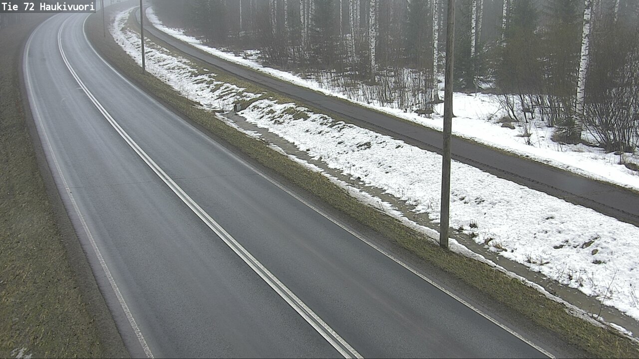 Weather Camera Image Väg 72 Haukivuori, Mikkeli, Etelä-Savo