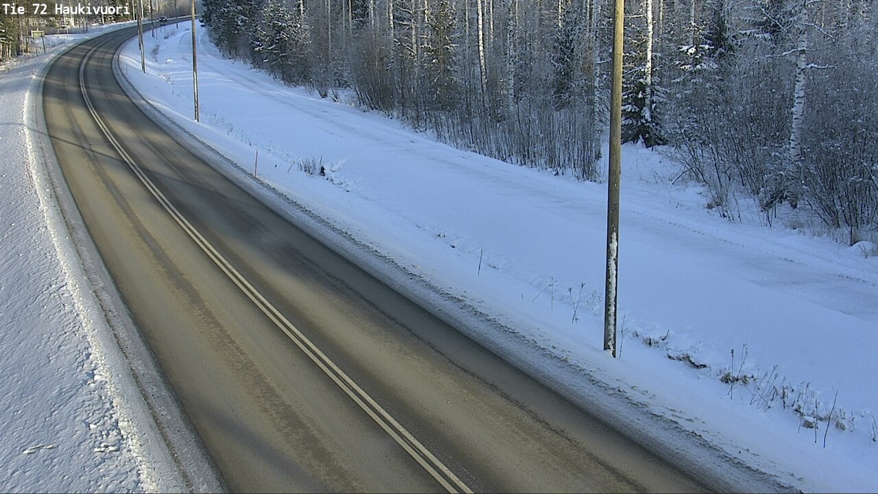 Weather Camera Image Väg 72 Haukivuori, Mikkeli, Etelä-Savo