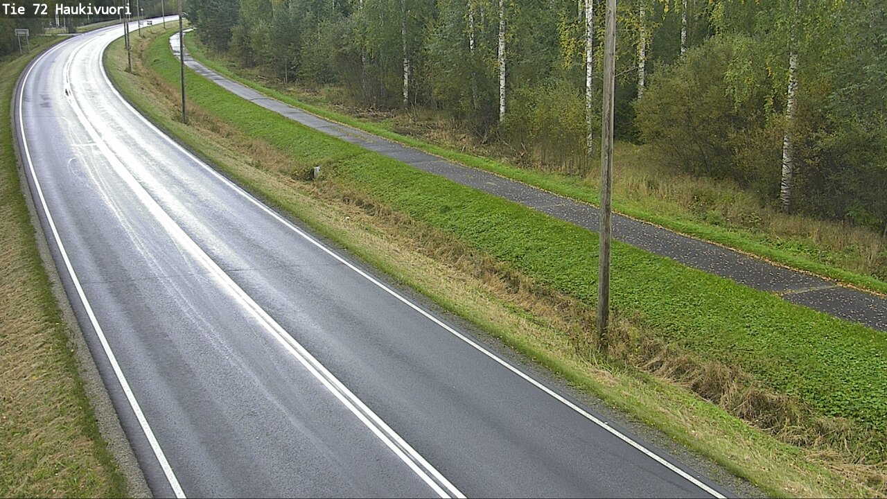 Weather Camera Image Road 72 Haukivuori, Mikkeli, Etelä-Savo