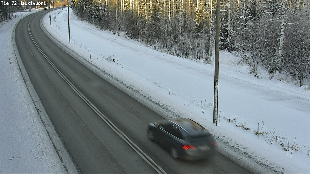 Weather Camera Image Väg 72 Haukivuori, Mikkeli, Etelä-Savo