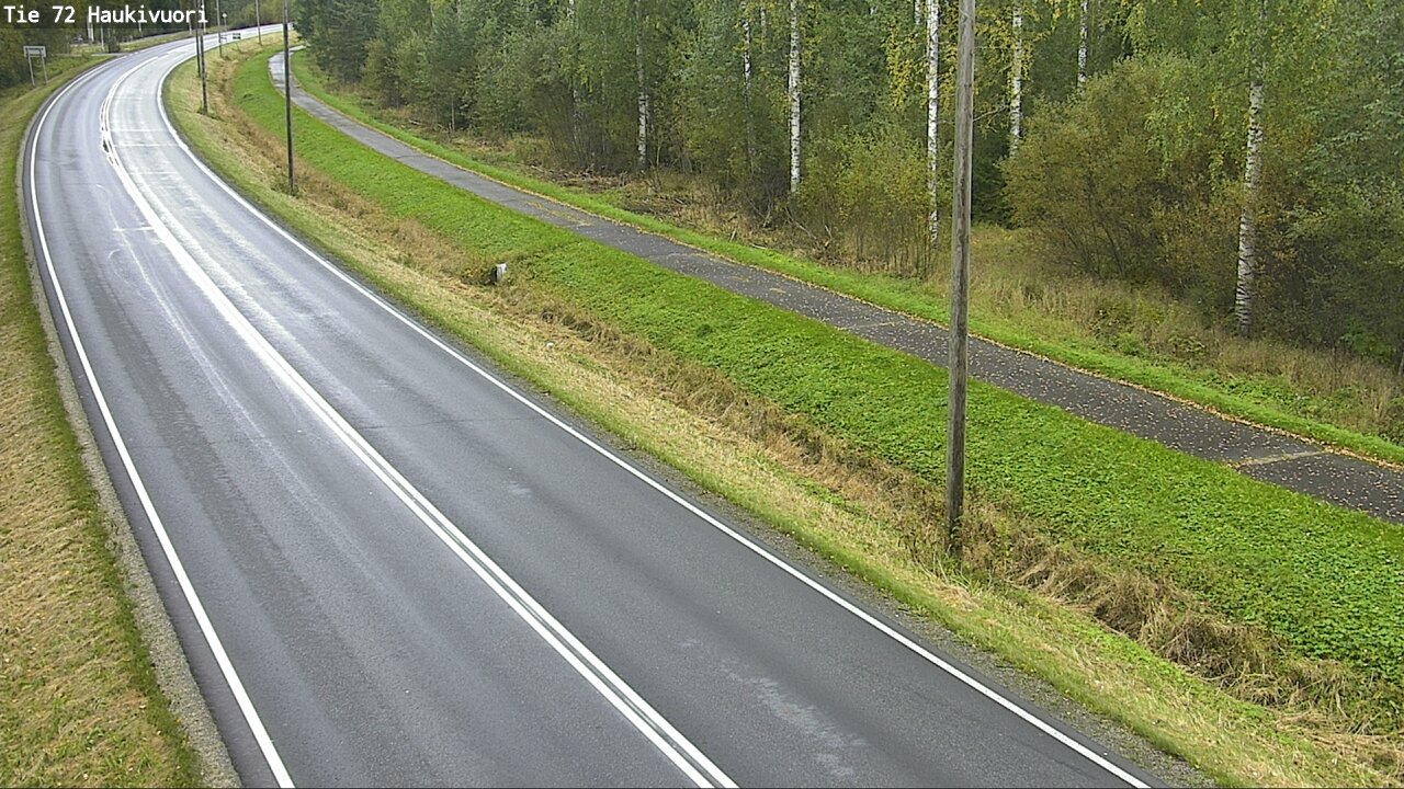 Weather Camera Image Road 72 Haukivuori, Mikkeli, Etelä-Savo