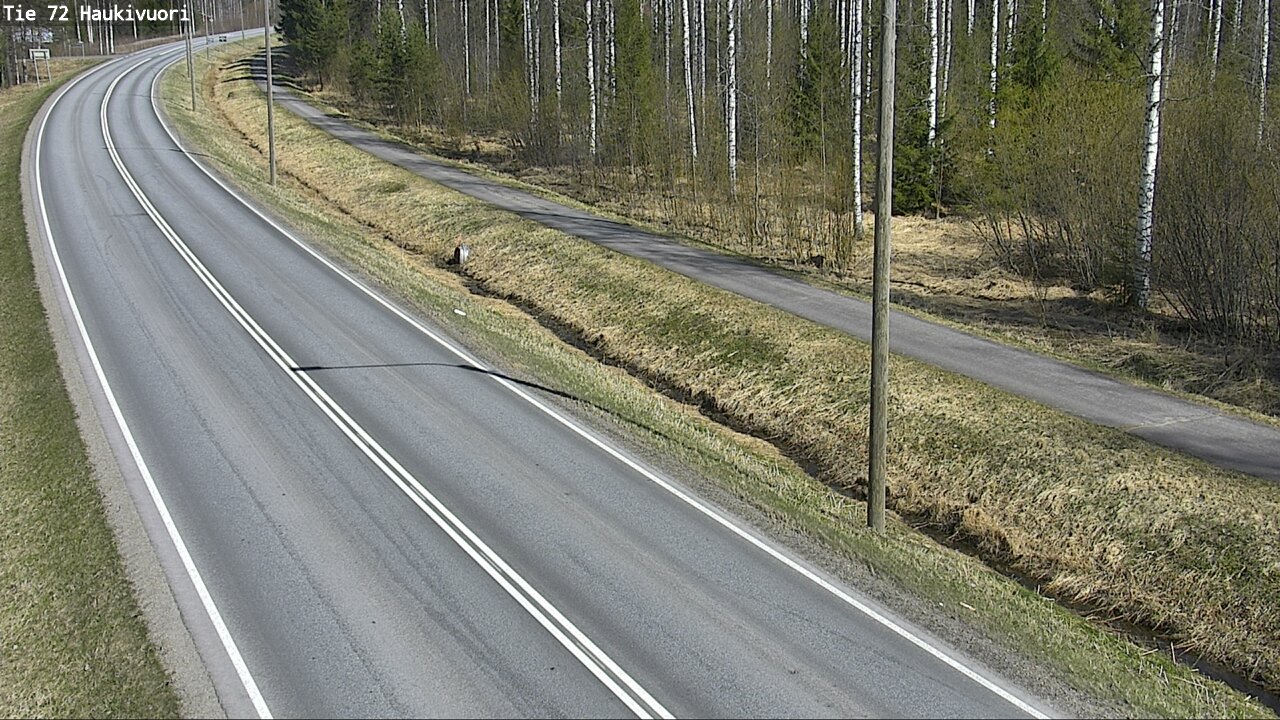 Weather Camera Image Väg 72 Haukivuori, Mikkeli, Etelä-Savo