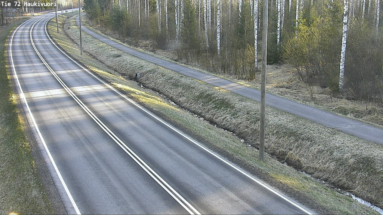 Weather Camera Image Väg 72 Haukivuori, Mikkeli, Etelä-Savo