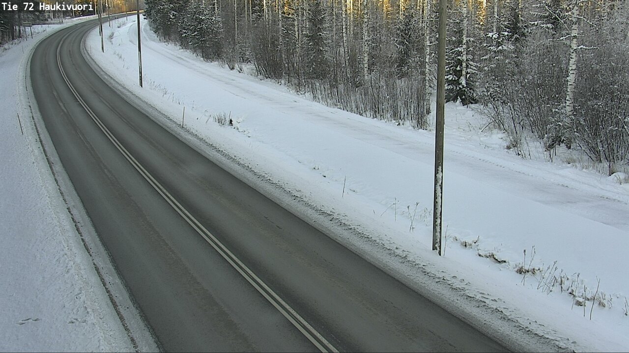 Weather Camera Image Väg 72 Haukivuori, Mikkeli, Etelä-Savo