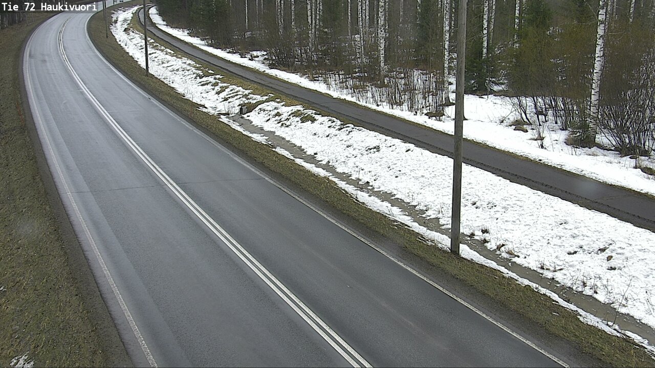 Weather Camera Image Road 72 Haukivuori, Mikkeli, Etelä-Savo