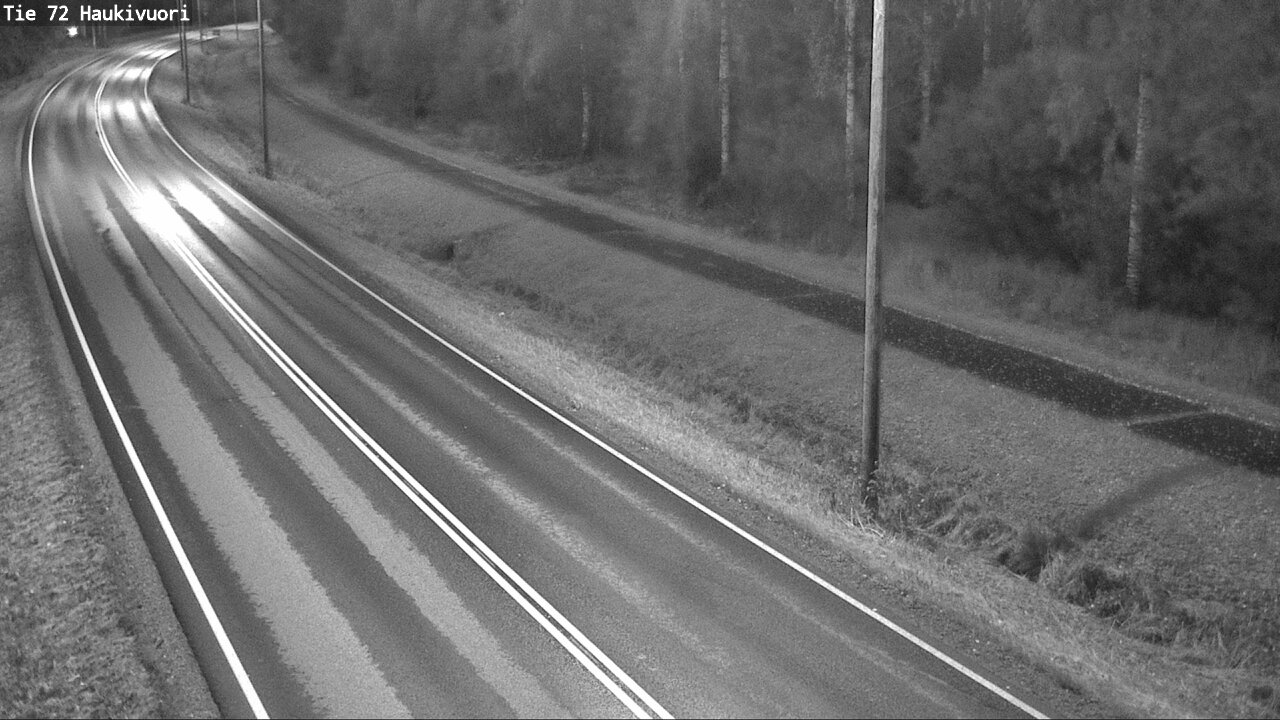 Weather Camera Image Road 72 Haukivuori, Mikkeli, Etelä-Savo